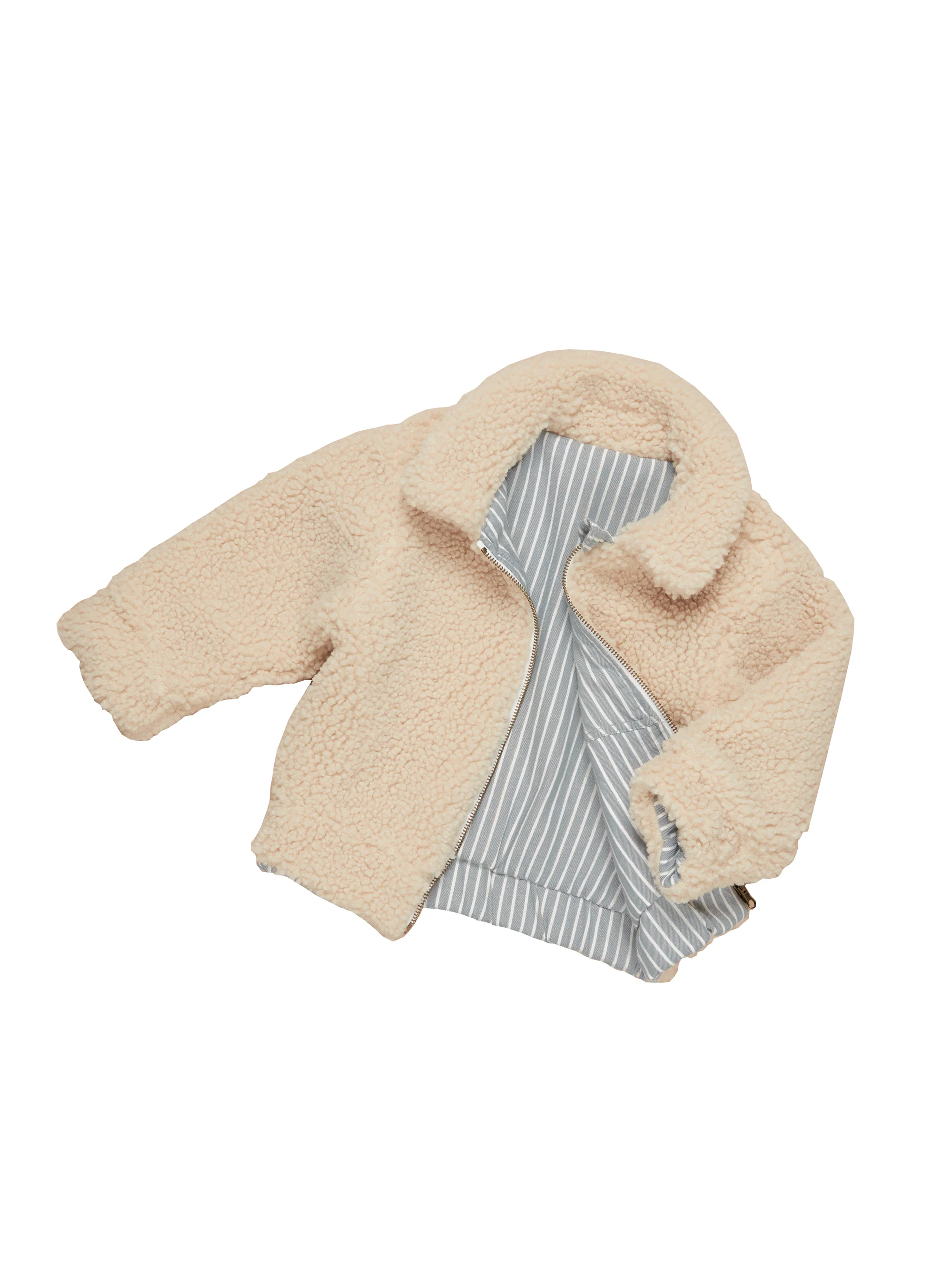 Huxbaby Stripe Reversible 80's Jacket - Teal - Image 9