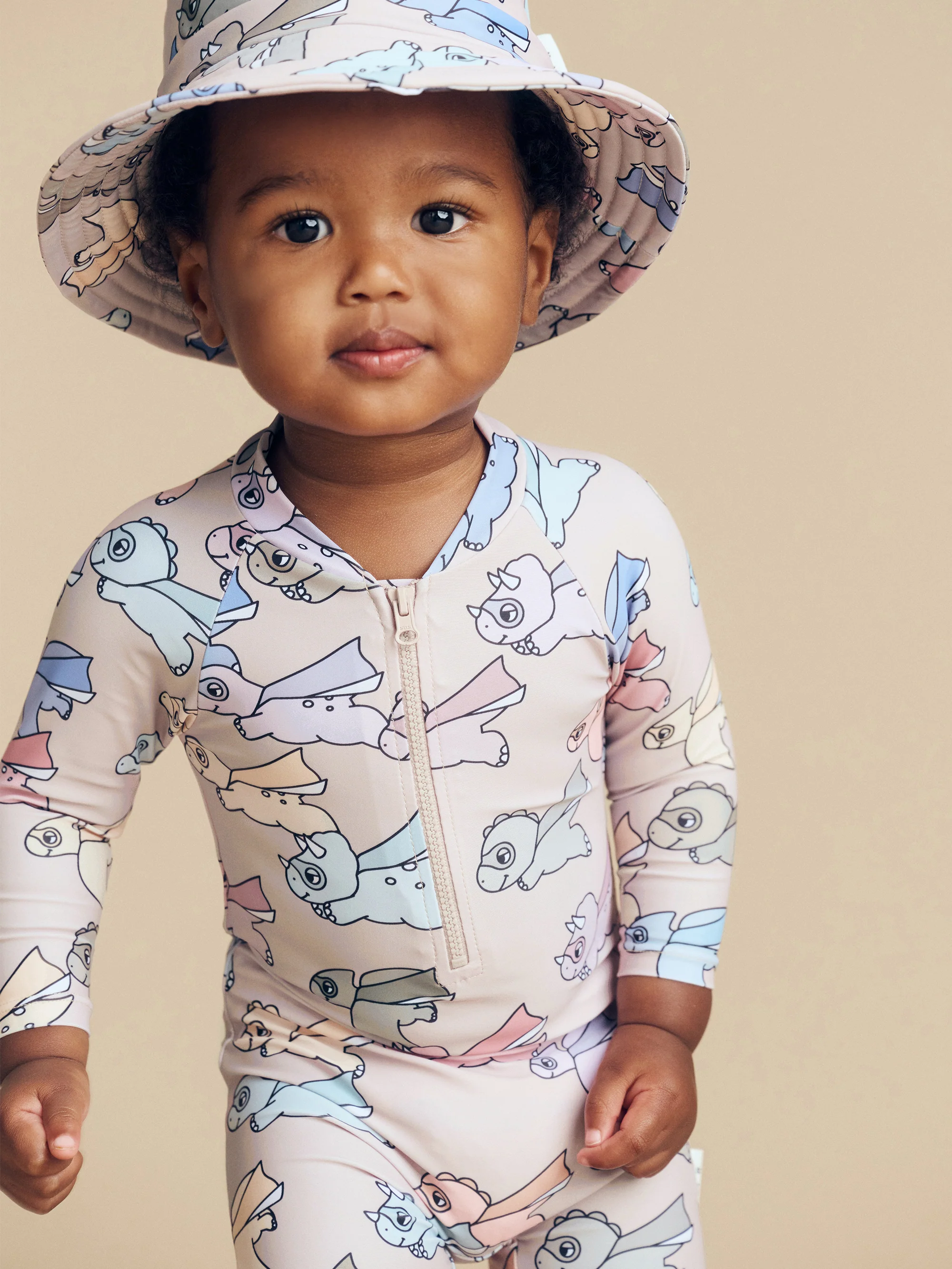 Huxbaby Super Dino Swim Hat - Image 5