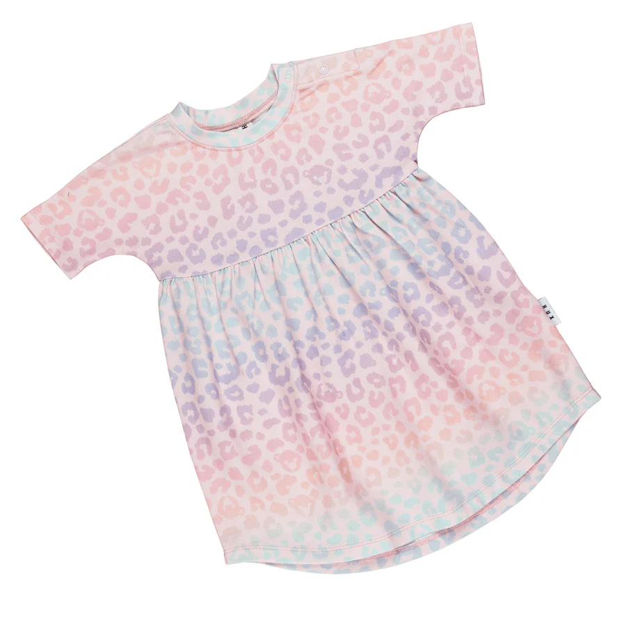 Huxbaby Swirl Dress - Rainbow Hidden Hux Print - Image 4