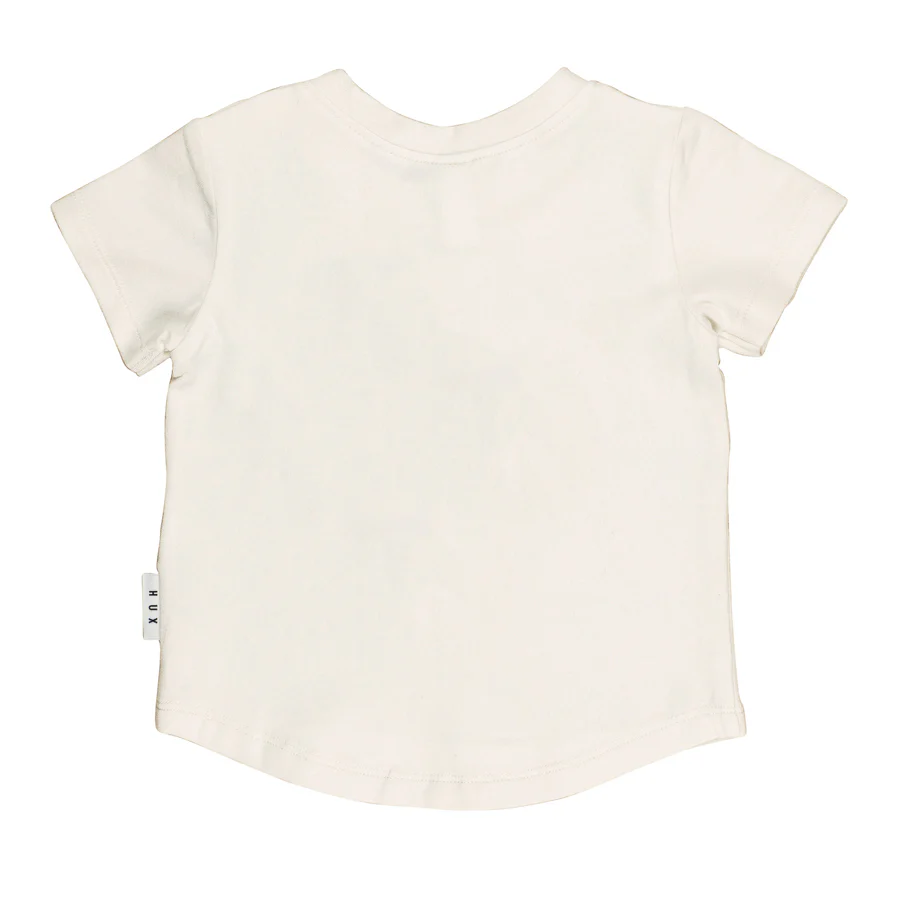 Huxbaby T-Shirt Rainbow Planet - Almond Milk - Image 3