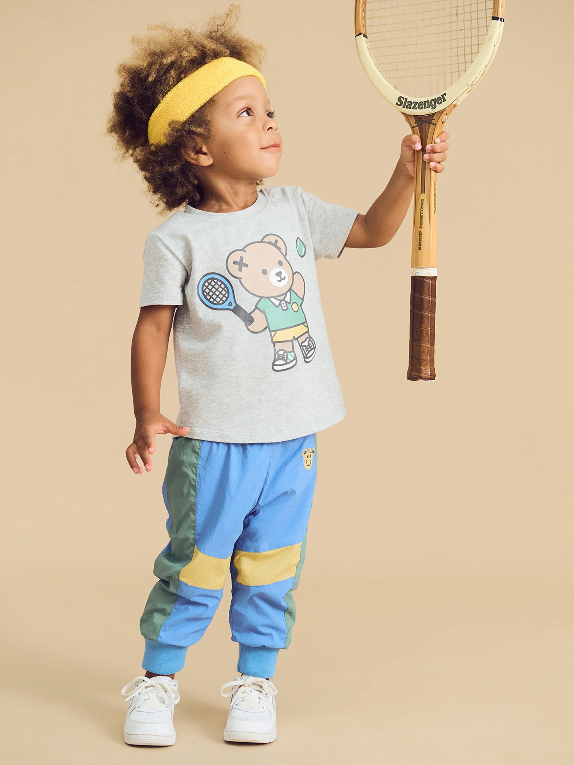 Tennis Bear Retro Pant - Multi - Image 3