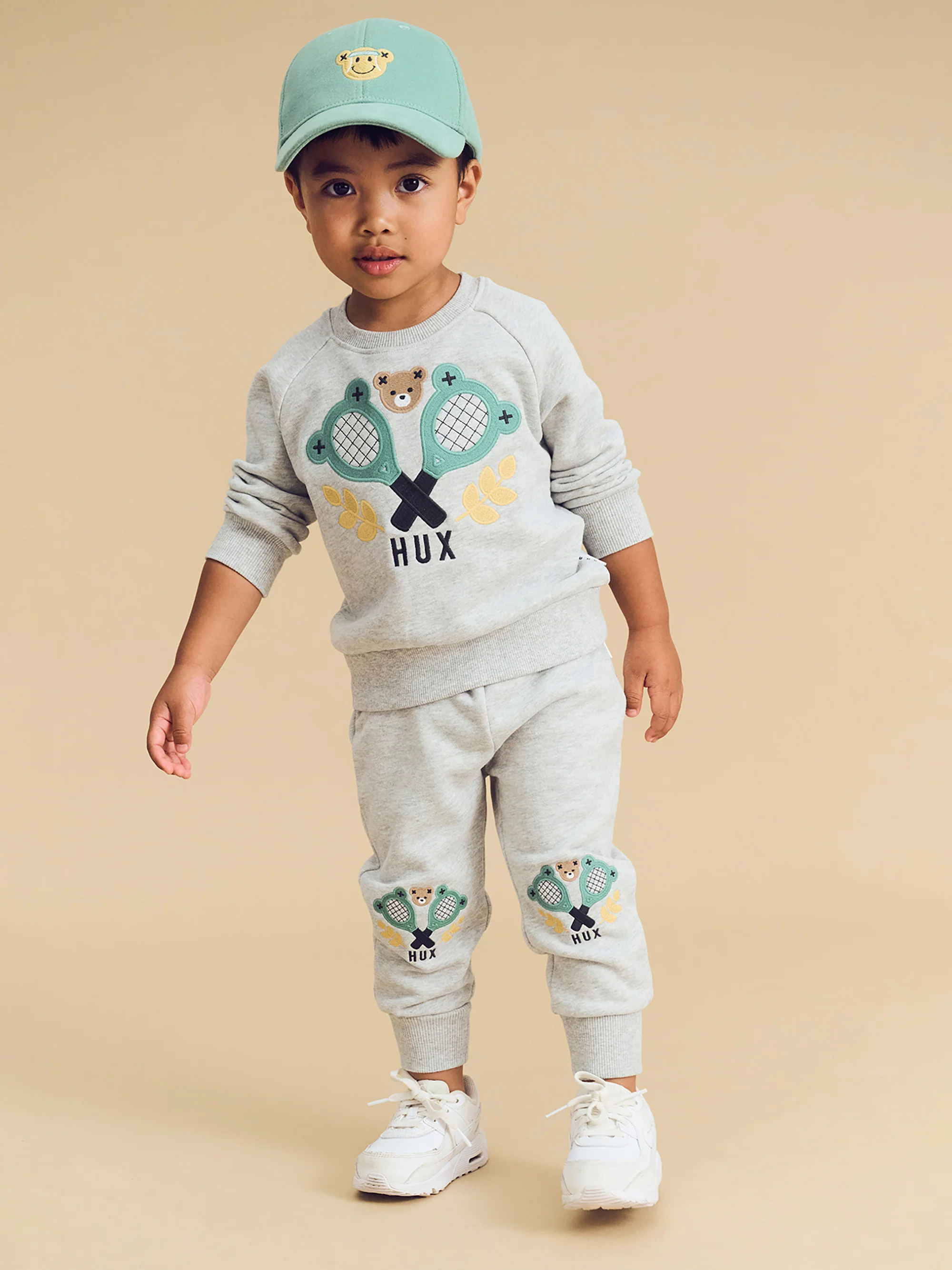 Tennis Hux Sweatshirt - Grey Marle - Image 3