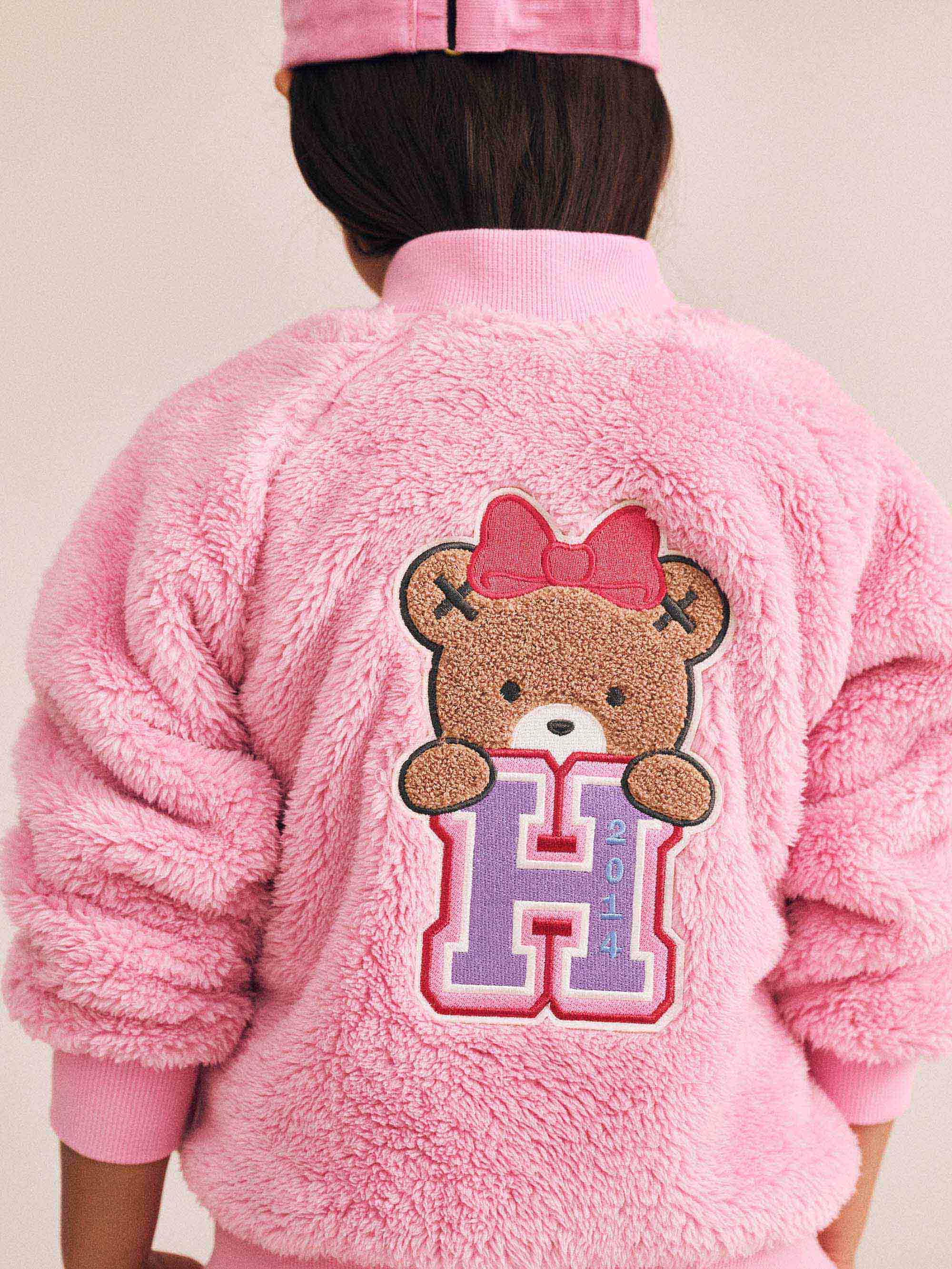 Varsity Huxette Fur Jacket - Image 2