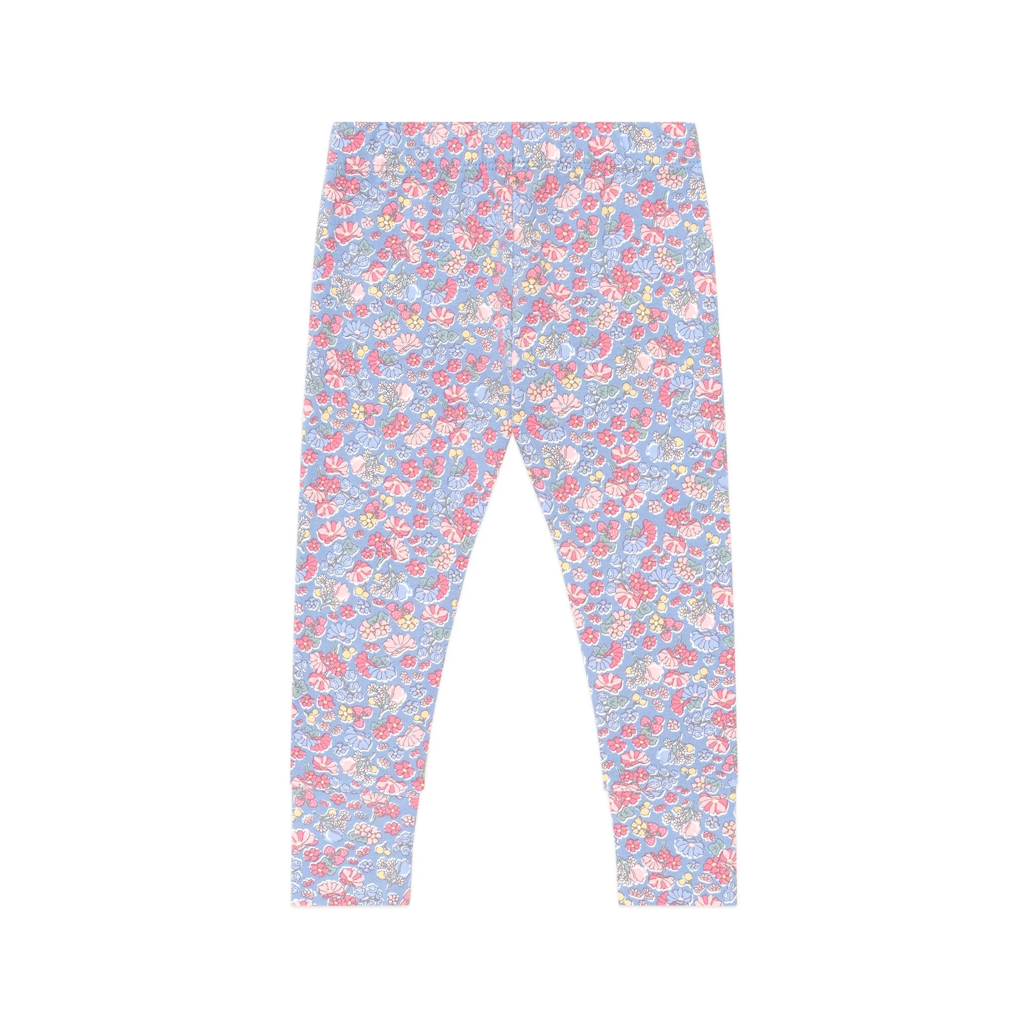 Vintage Floral Legging - Bijou Blue - Image 4
