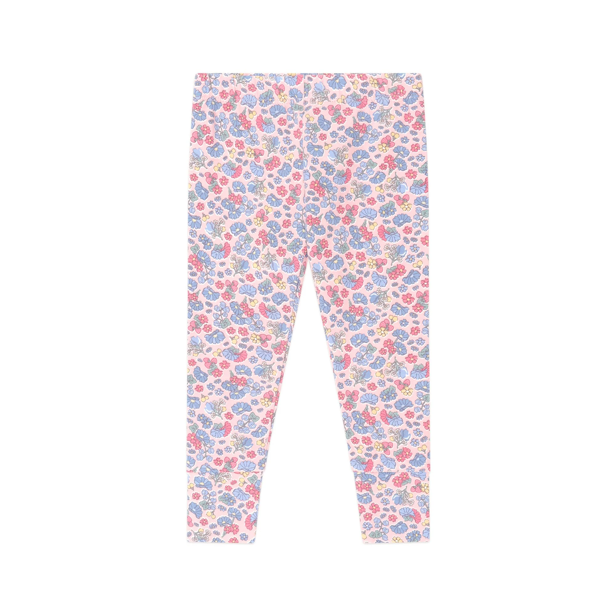 Vintage Floral Legging - Dusty Pink