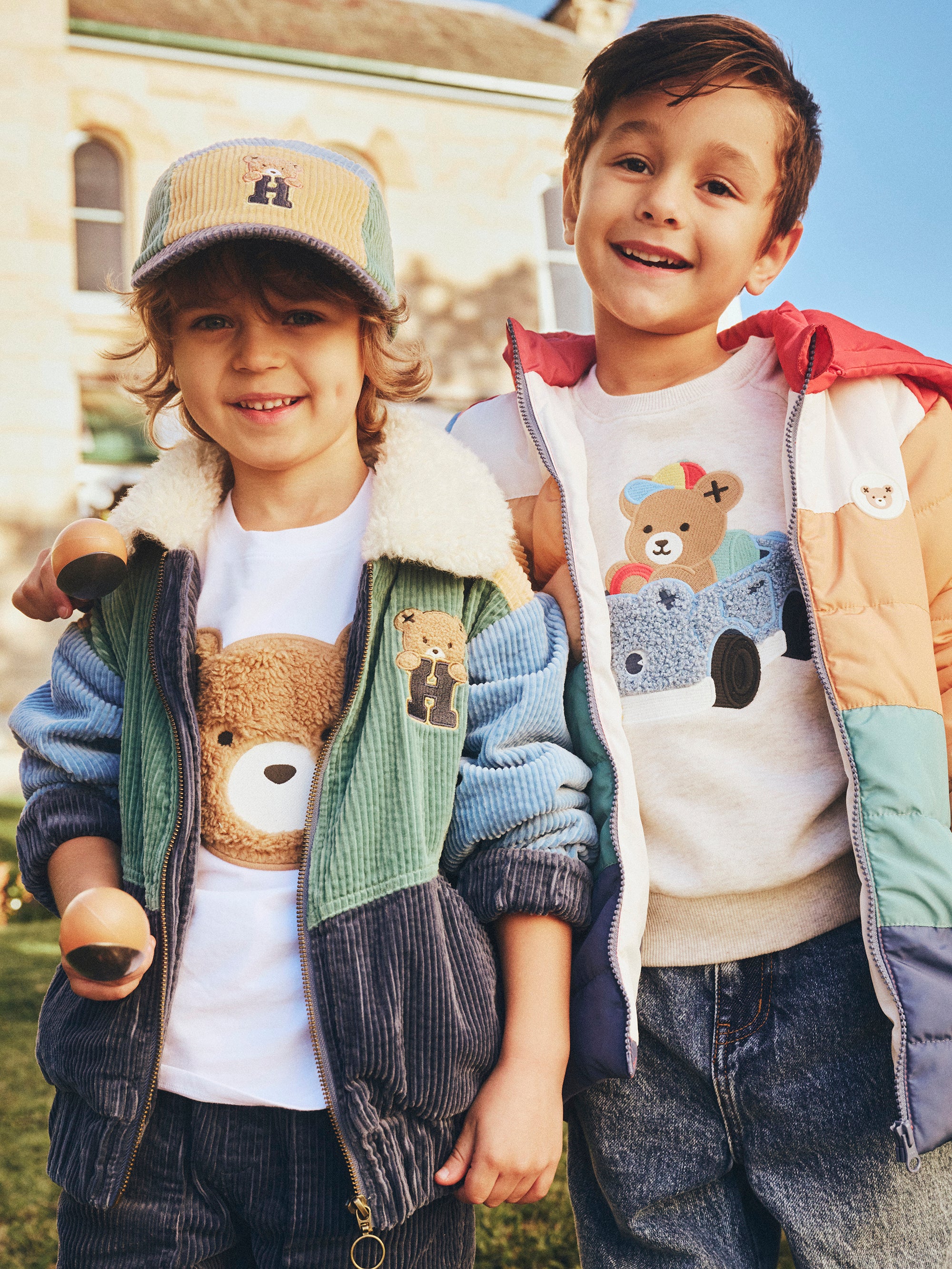 Huxbaby White Furry Huxbear T-Shirt - Image 3