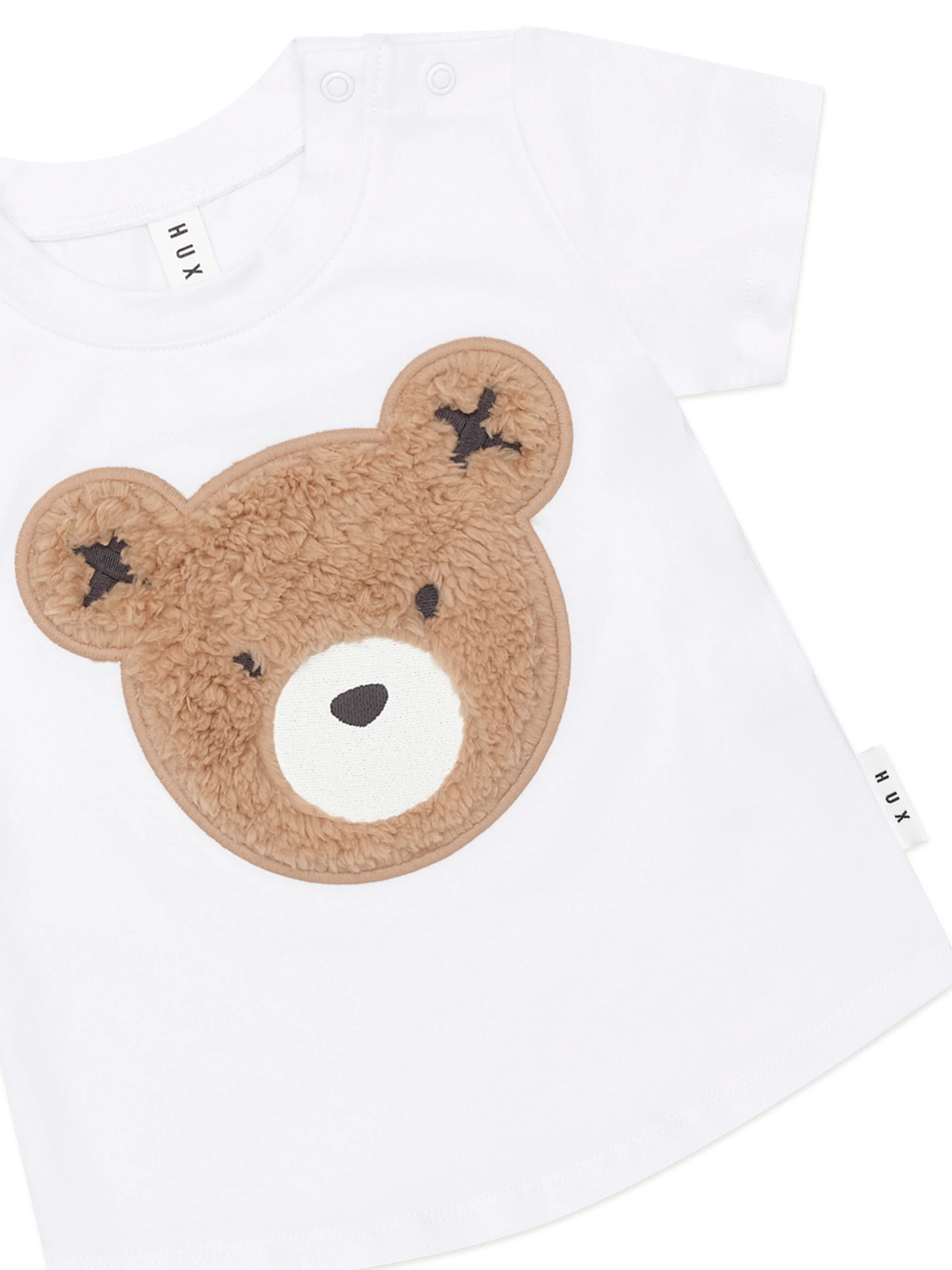 Huxbaby White Furry Huxbear T-Shirt - Image 5