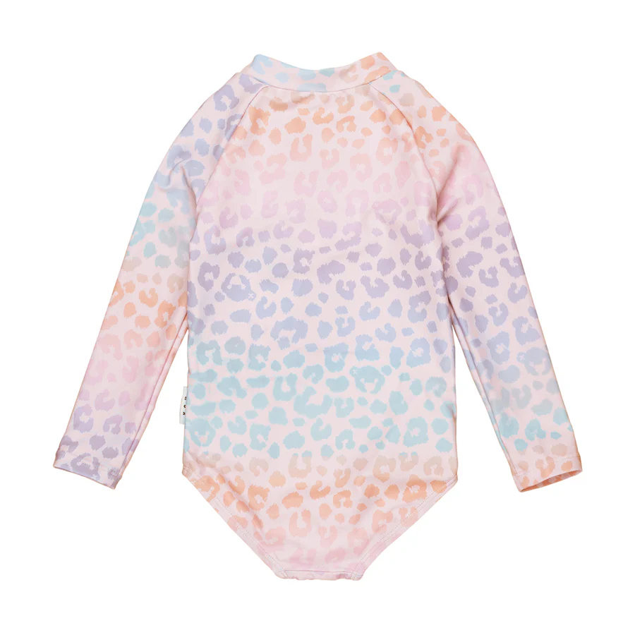 Huxbaby Zip Rashsuit - Rainbow Hidden Hux Print - Image 3