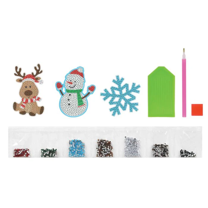 Festive Diamond Art Kit Set of 3 - Assorted - Image 5