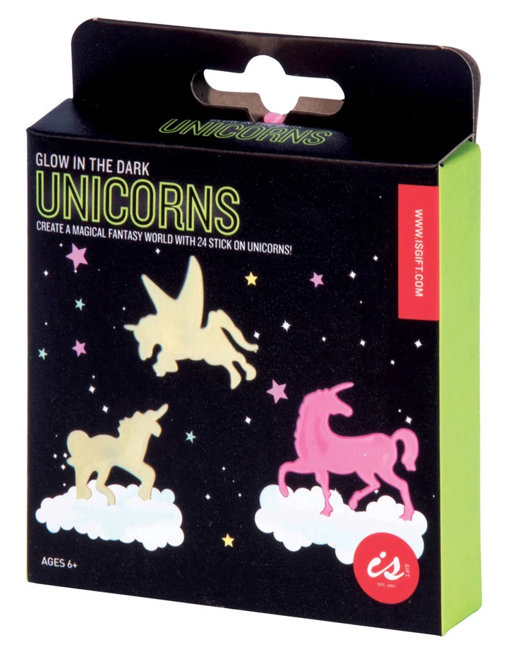 Glow in the Dark Stick Ons - Unicorns