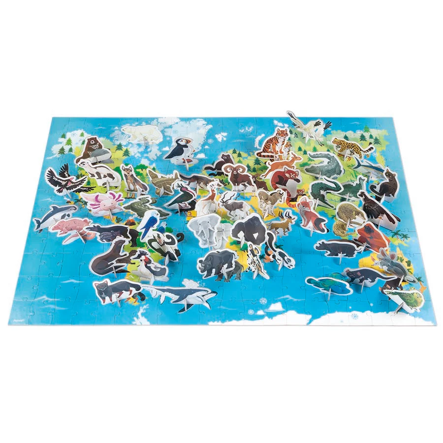 200 Piece Endangered Animals Puzzle - Image 2