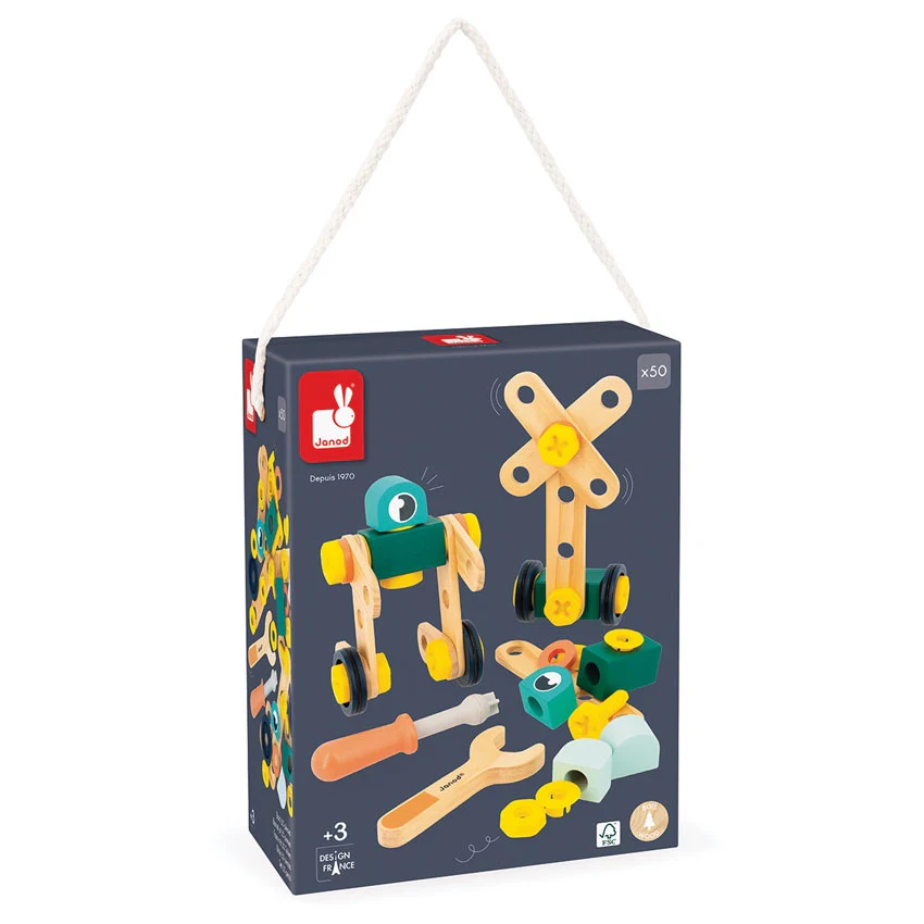 BricoKids DIY Construction Kit 50 Pieces