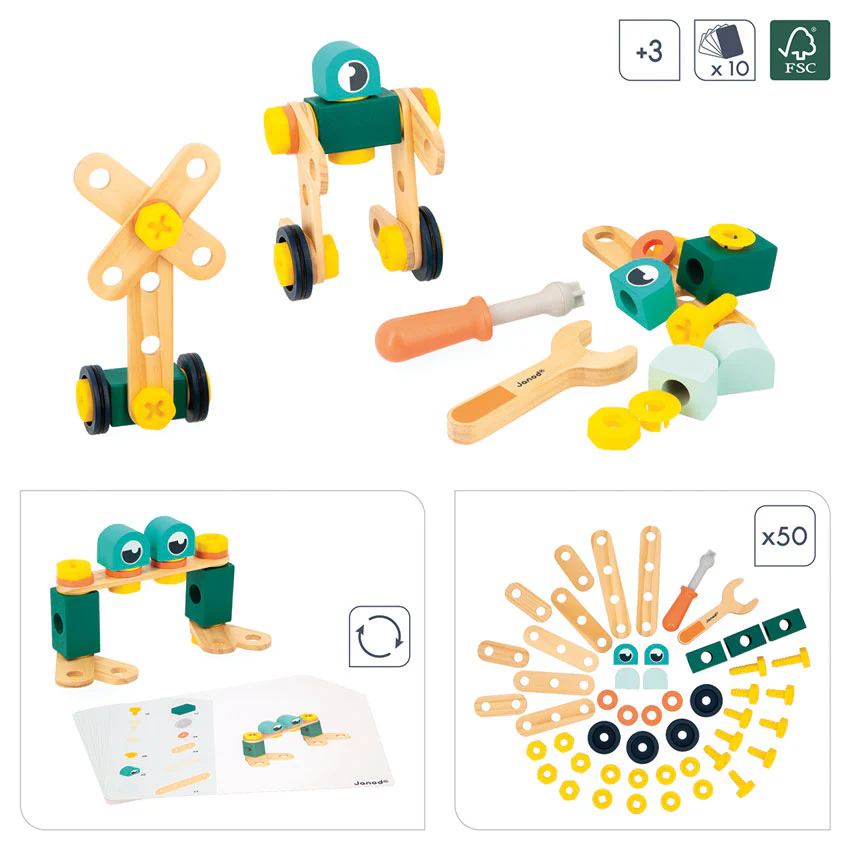 BricoKids DIY Construction Kit 50 Pieces - Image 6