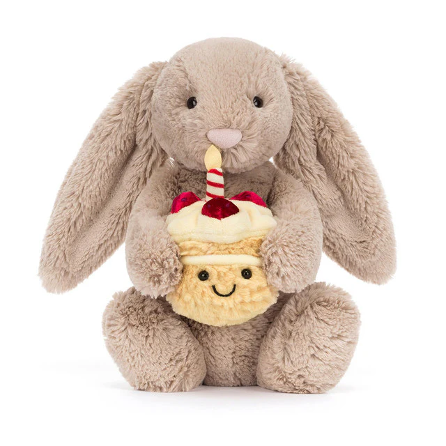 Bashful Beige Birthday Bunny - Image 4