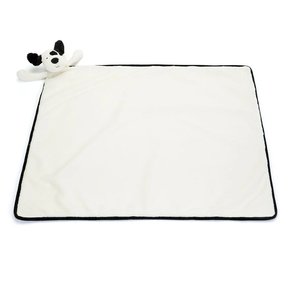 Bashful Blankie - Black & Cream Puppy - Image 2