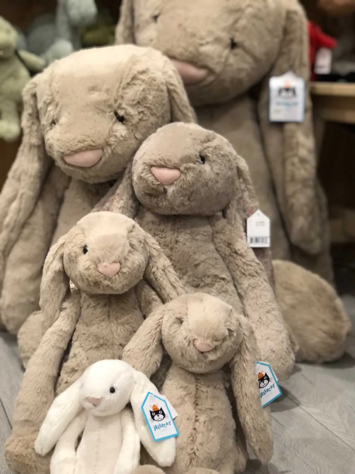 Bashful Blossom Bunny Huge - Bea Beige - Image 2