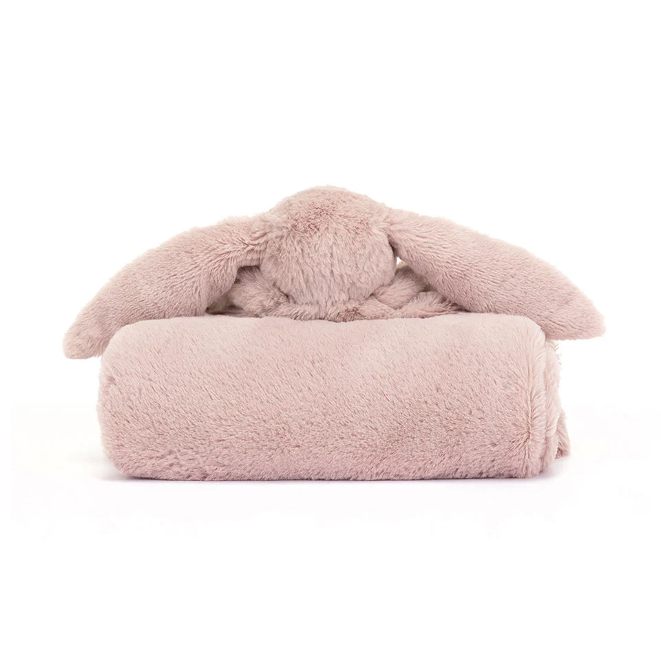 Bashful Luxe Bunny Rosa Blankie - Image 5