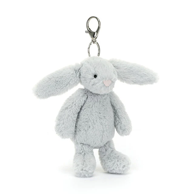 Bashful Silver Bunny Bag Charm - Image 2