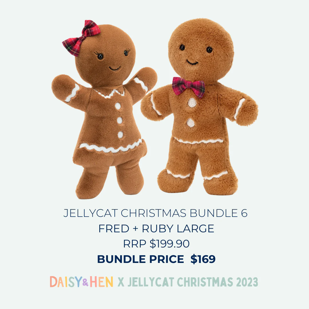 JELLYCAT Fred + Ruby Large Bundle