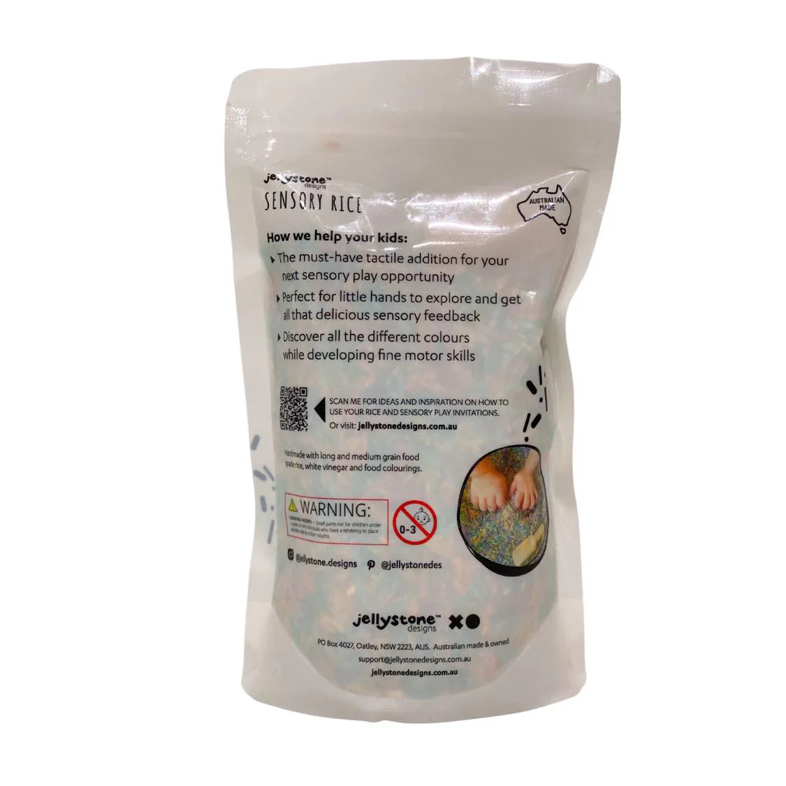 Sensory Rice - Rainbow Bright - Image 3