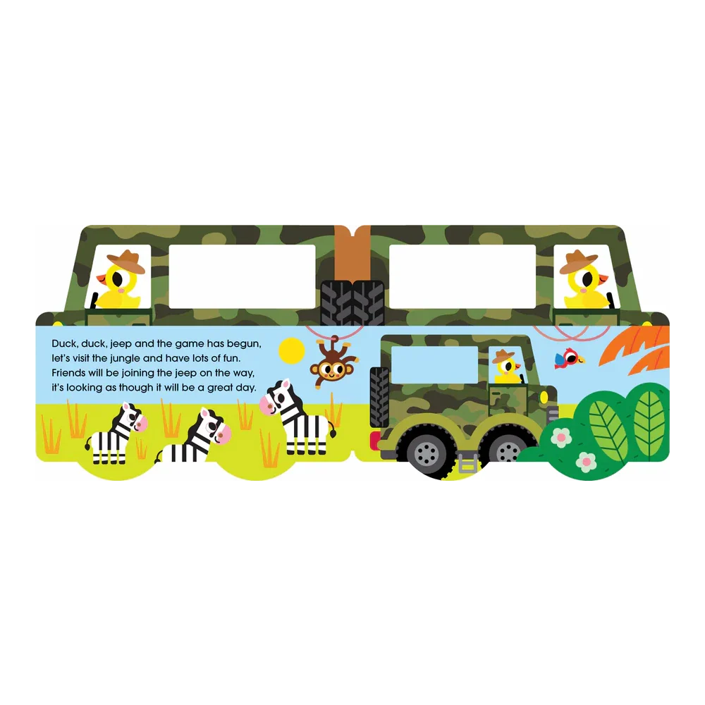 Mini Me - Shaped Board Book - The Jeep in the Jungle - Image 2
