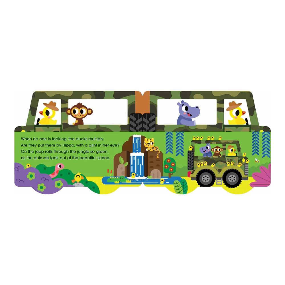 Mini Me - Shaped Board Book - The Jeep in the Jungle - Image 3
