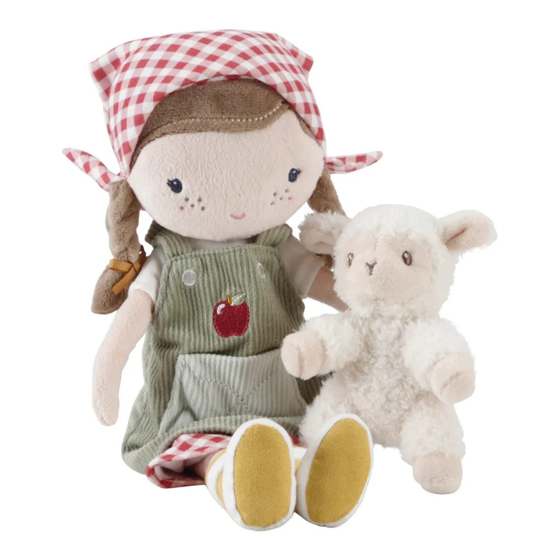 Cuddle Doll Farmer Rosa With Sheep - Image 2