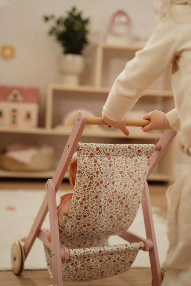 Doll Stroller - Pink - Image 7
