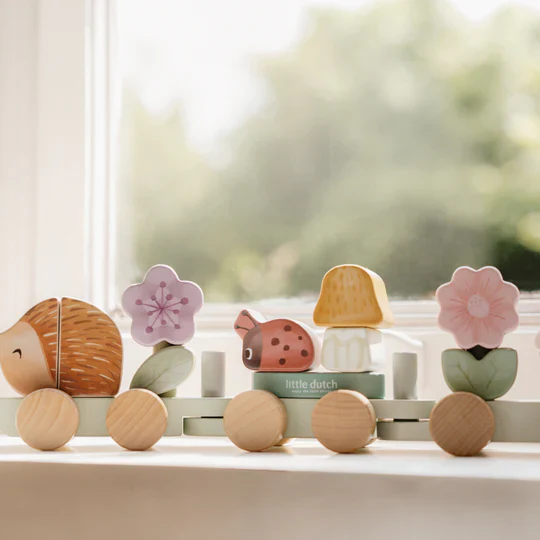 Fairy Garden Stacking Train Hedgehog - Image 2