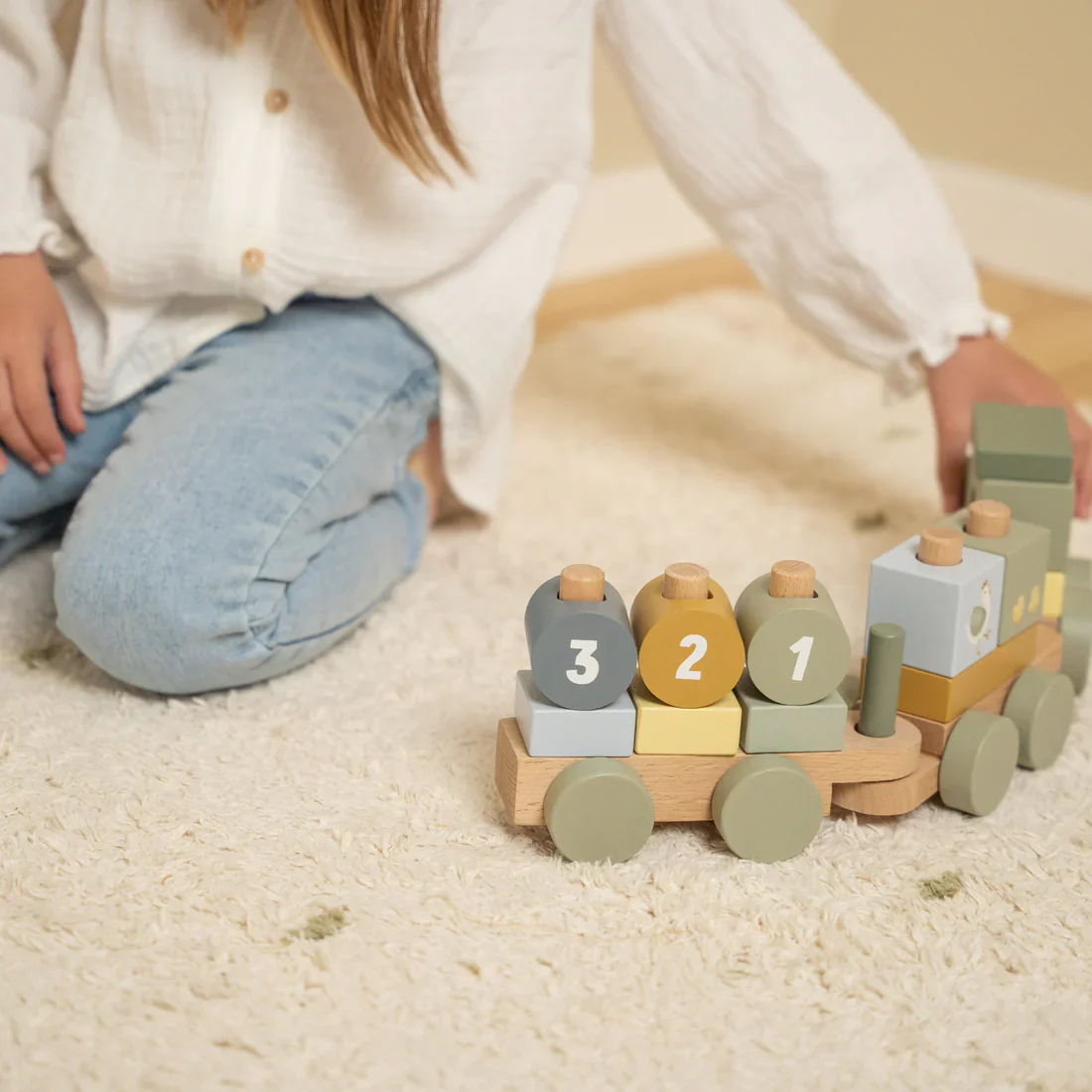Little Farm Stacking Train Tractor - Image 2
