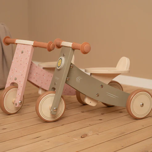 Wooden Tricycle - Olive - Image 3