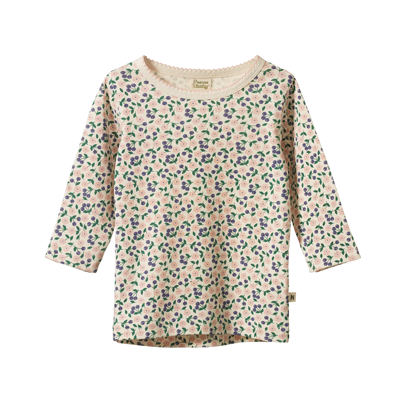 Long Sleeve Cloud Tee - Briarwood Print