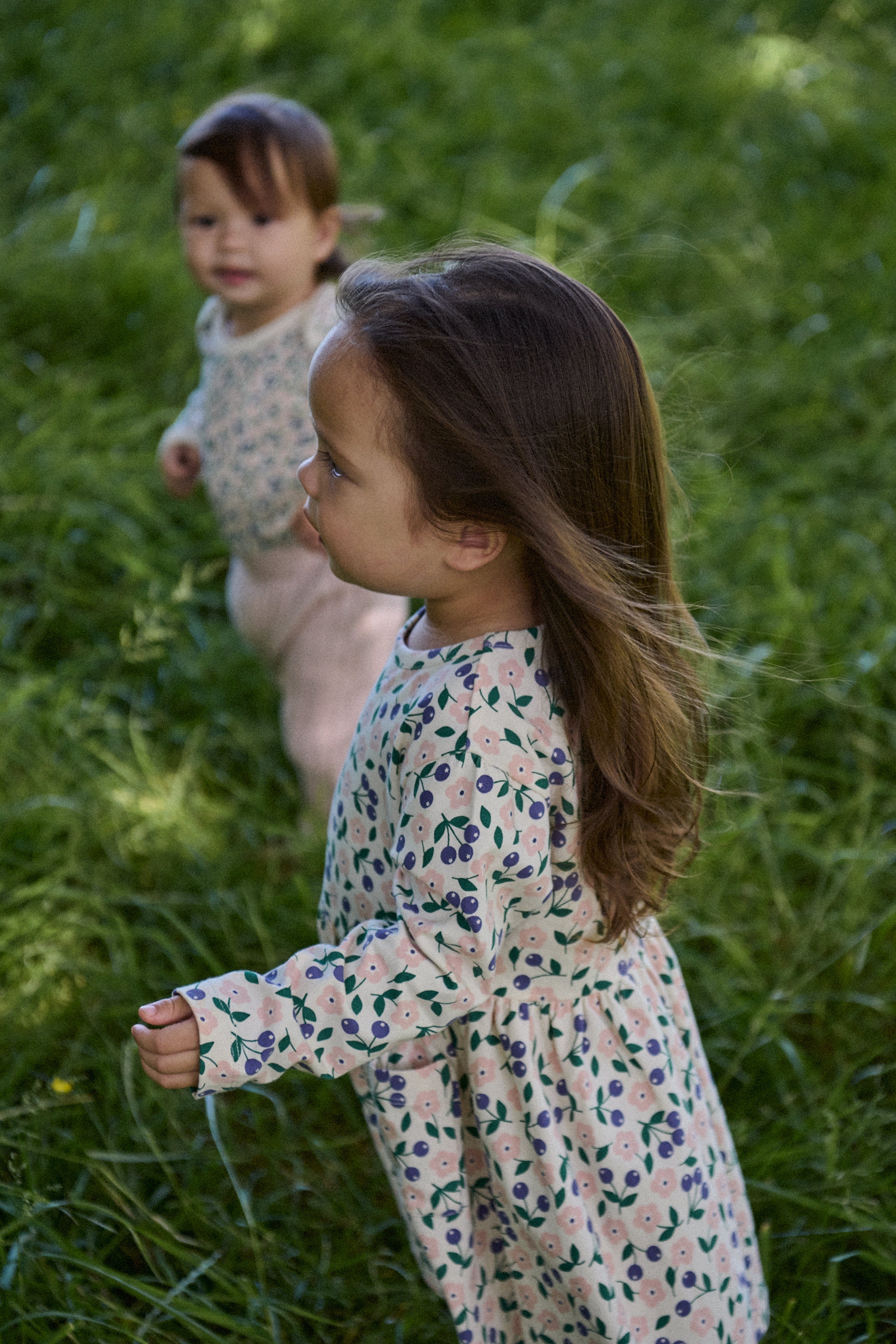 Long Sleeve Twirl Dress - Grande Briarwood Print - Image 4