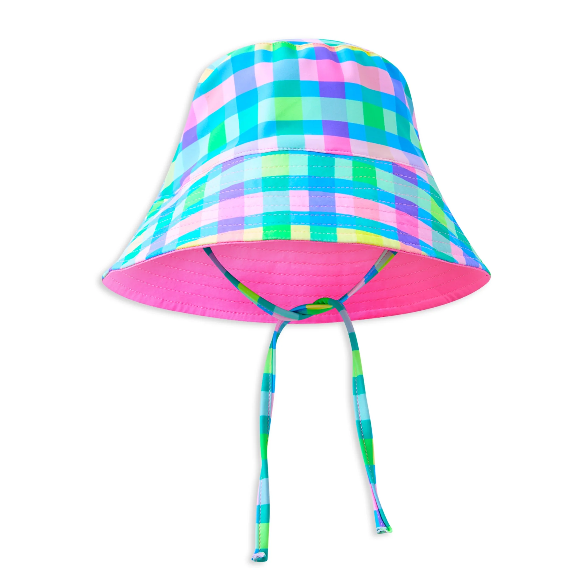 Picnic Check Swim Hat