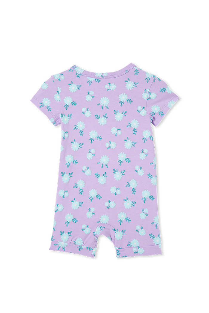 Milky Baby Daisy Zip Romper - Image 3