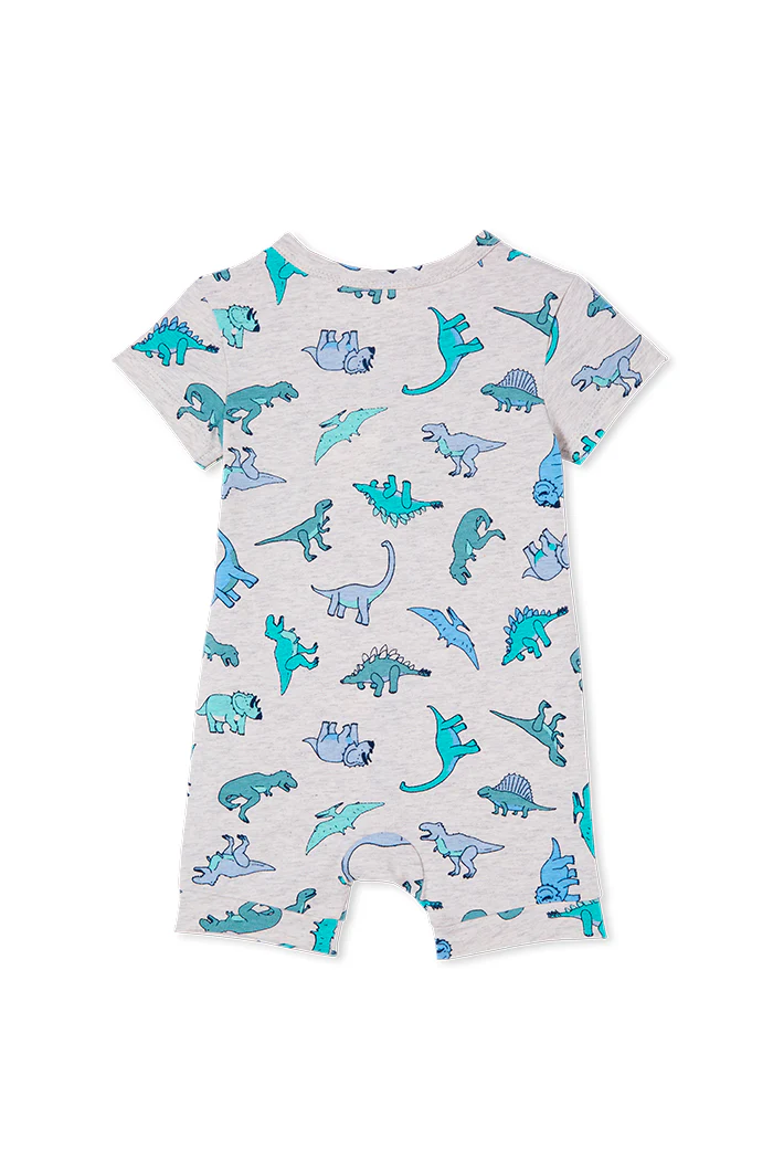 Milky Baby Dinosaur Zip Romper - Image 5