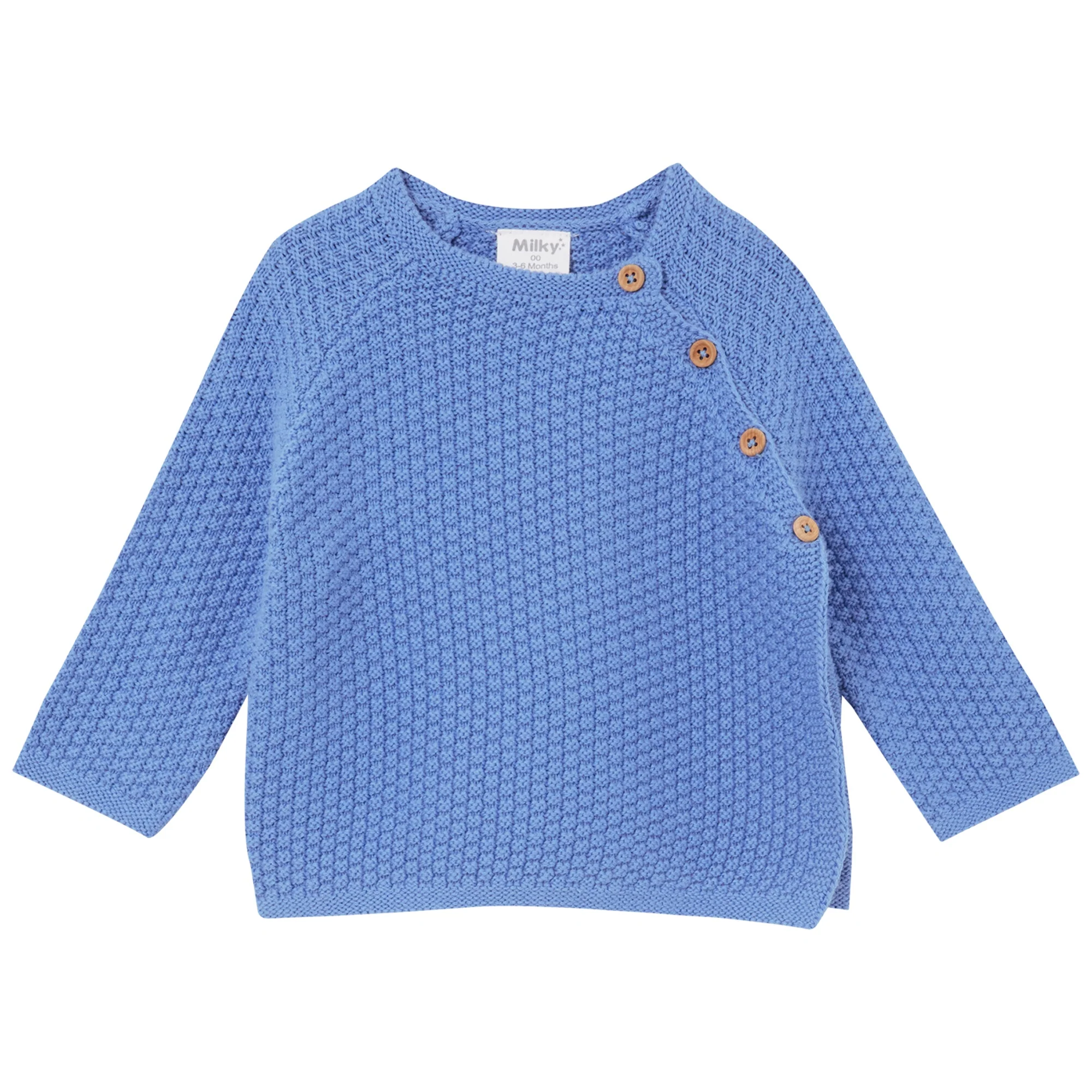 Baby Knit Cardigan - Cornflower