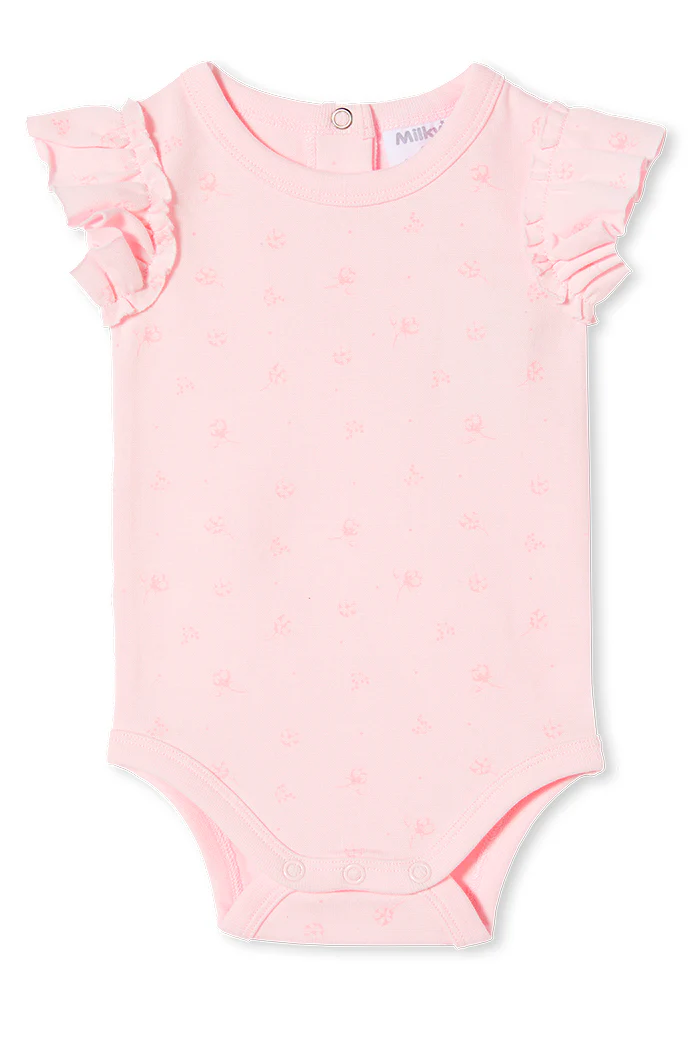 Milky Baby Rosebud Rib Bubbysuit - Image 4