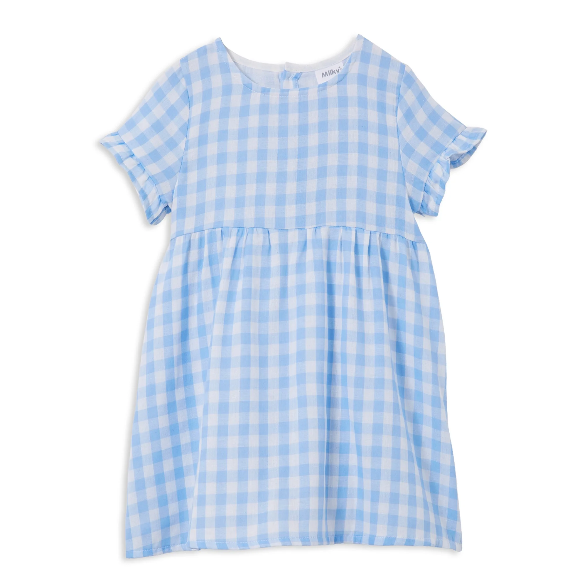 Blue Check Dress