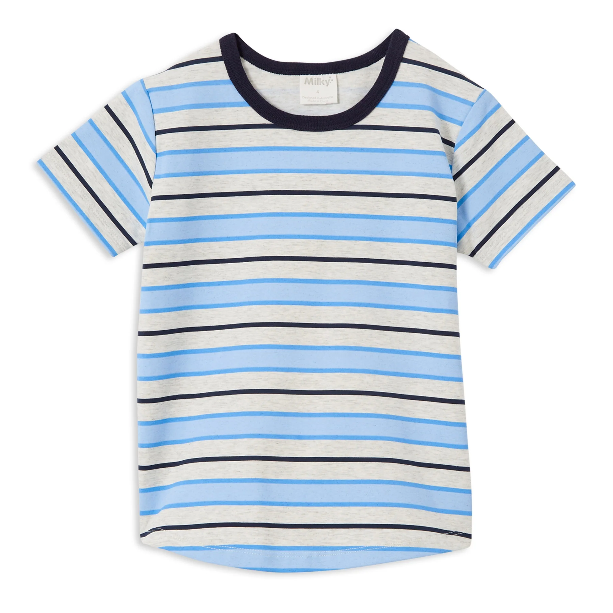 Milky Blue Stripe T-Shirt