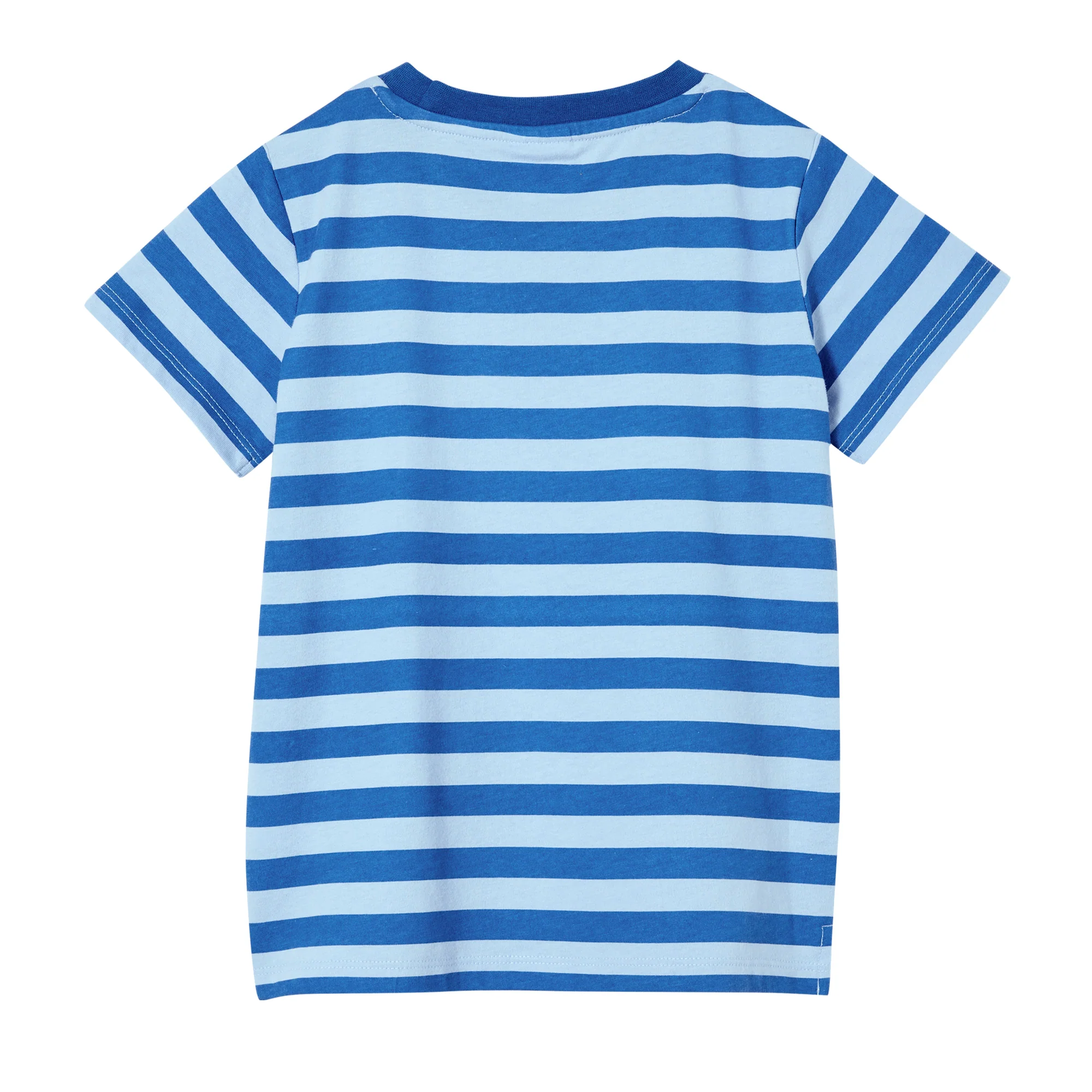 Milky Denim Blue Stripe Tee - Blue Stripe - Image 2
