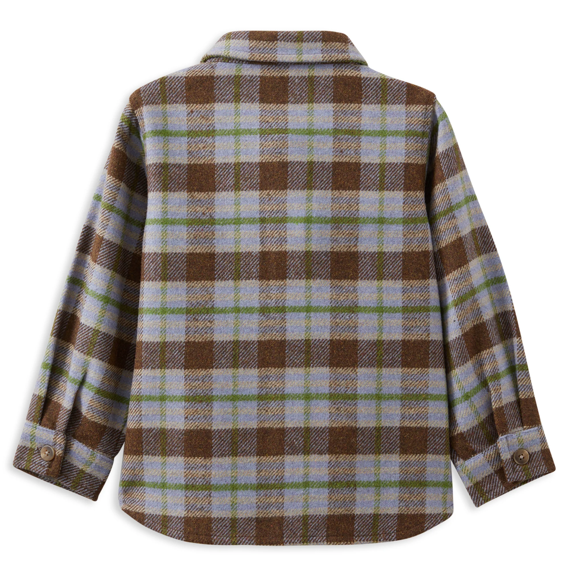 Milky Earth Check Overshirt - Image 2