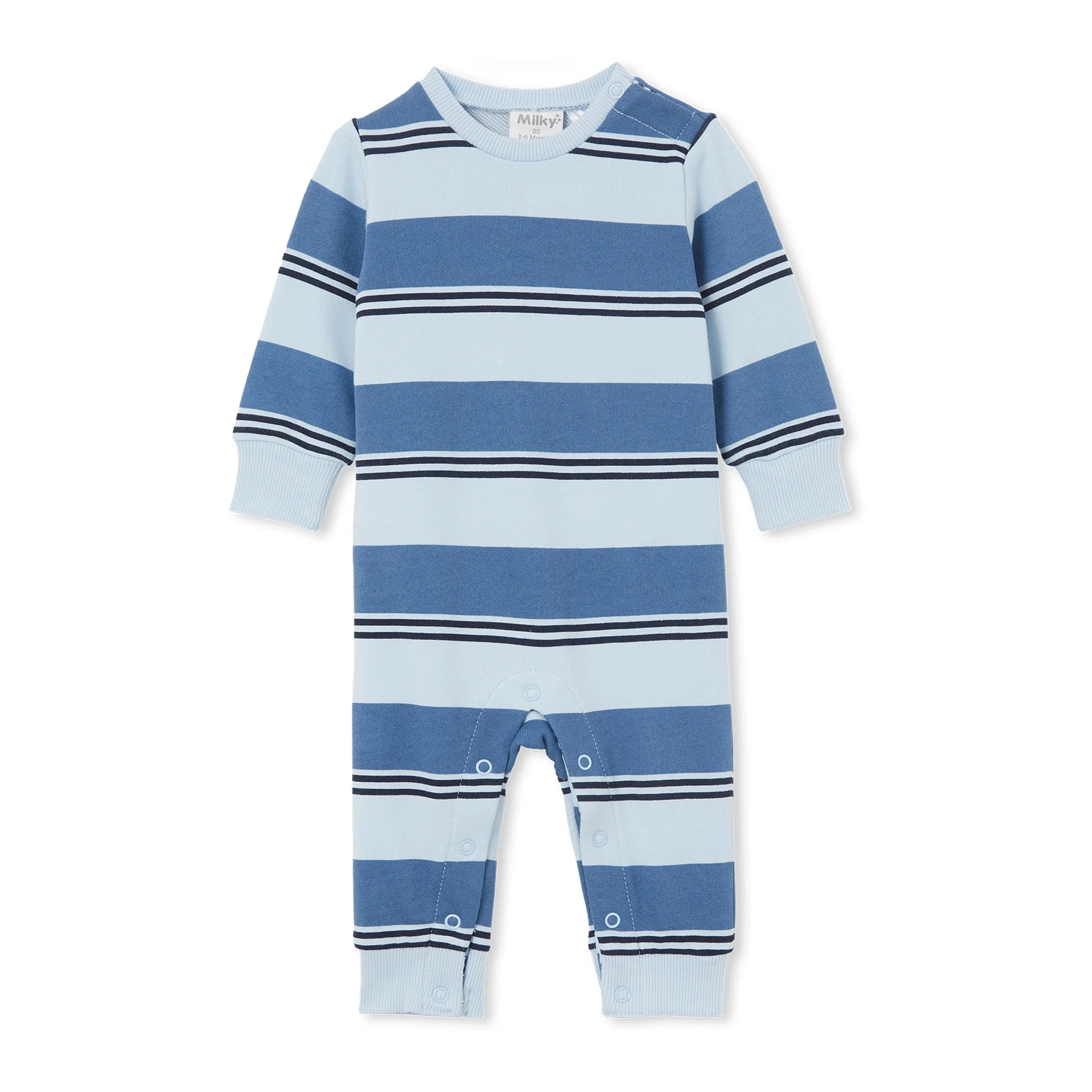 Milky Footless Romper - Stripe