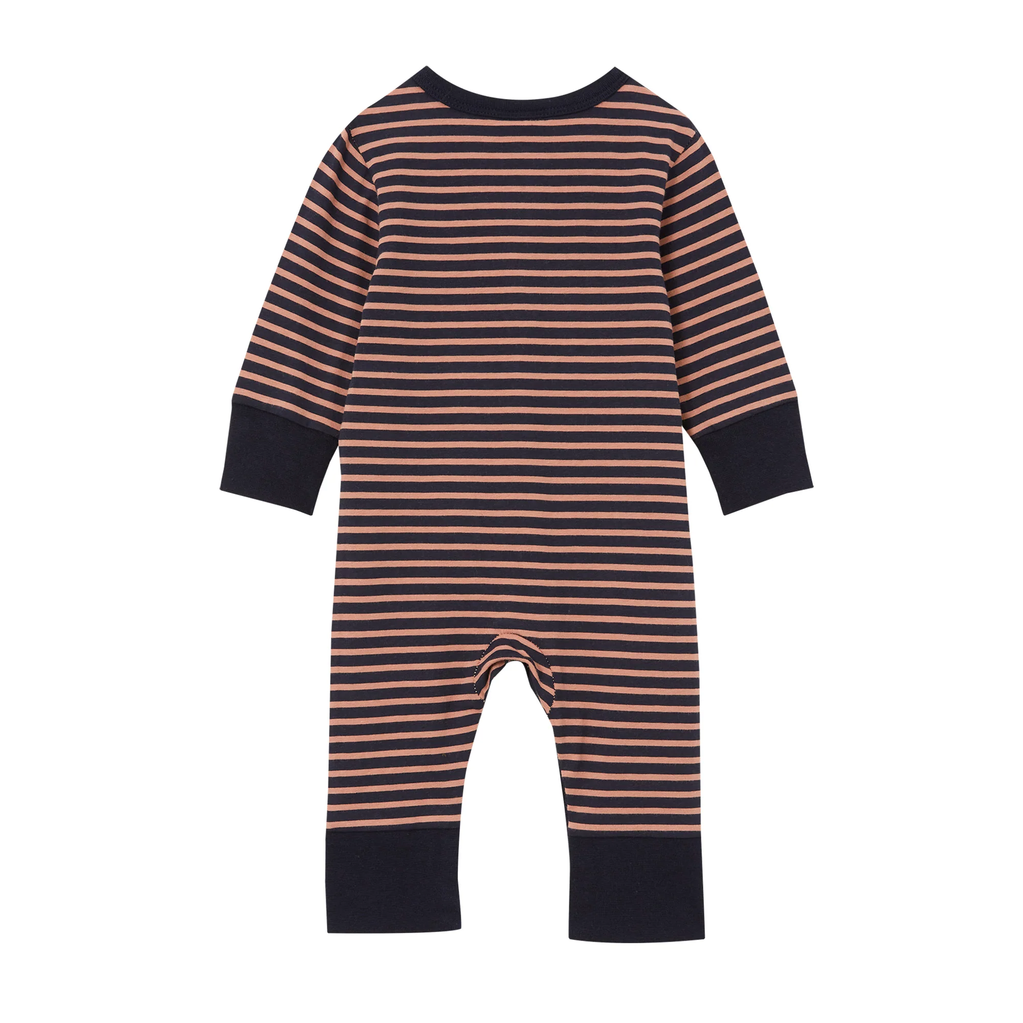 Footless Romper - Stripe Henley - Image 2
