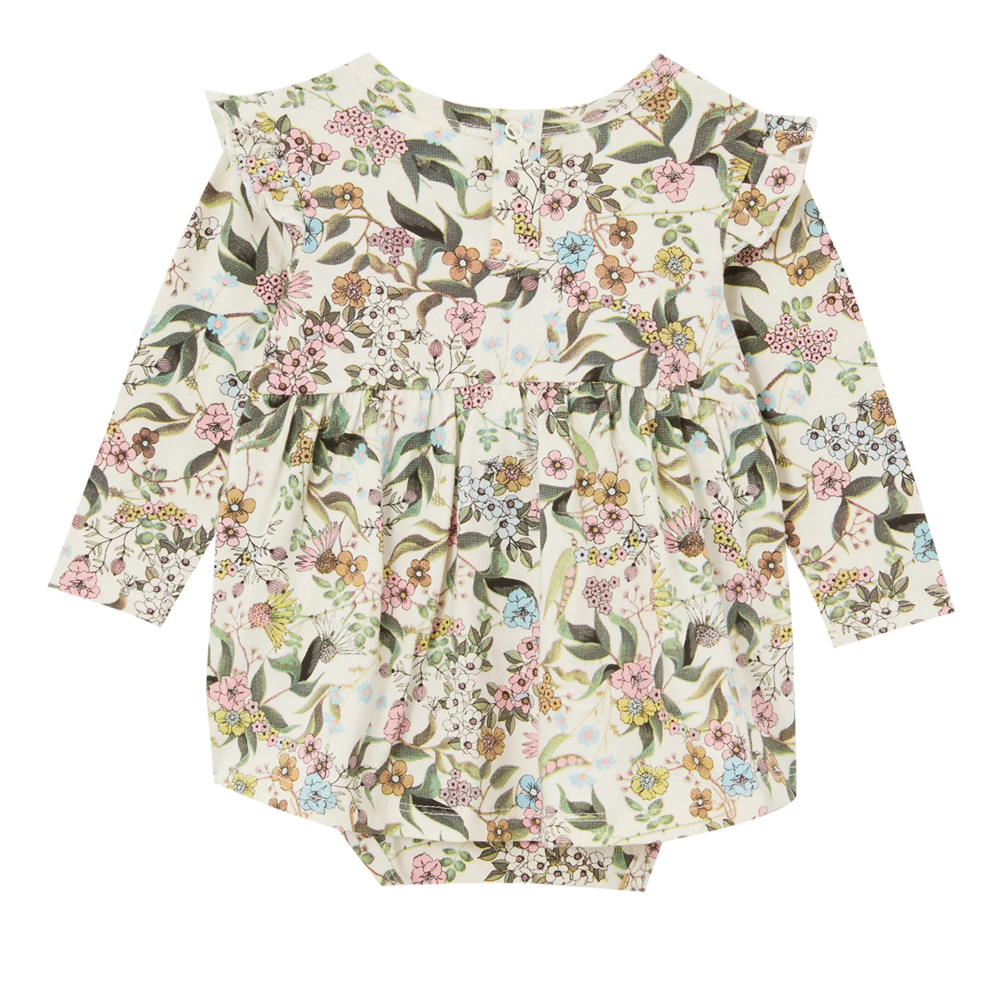 Milky Frill Baby Dress - Wildflower - Image 3