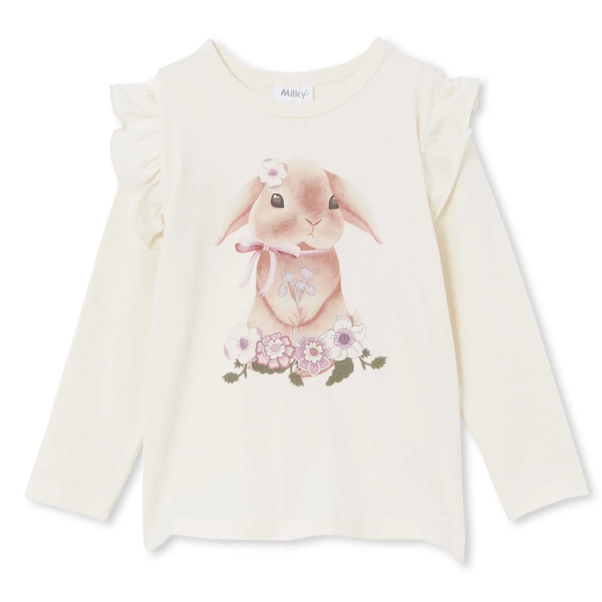 Milky Frill Tee - Bunny