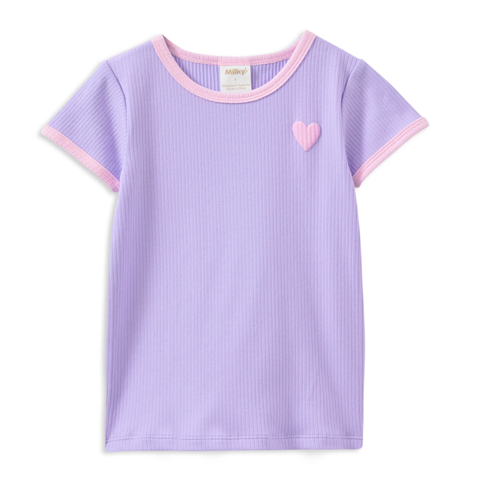 Lavender Rib Tee