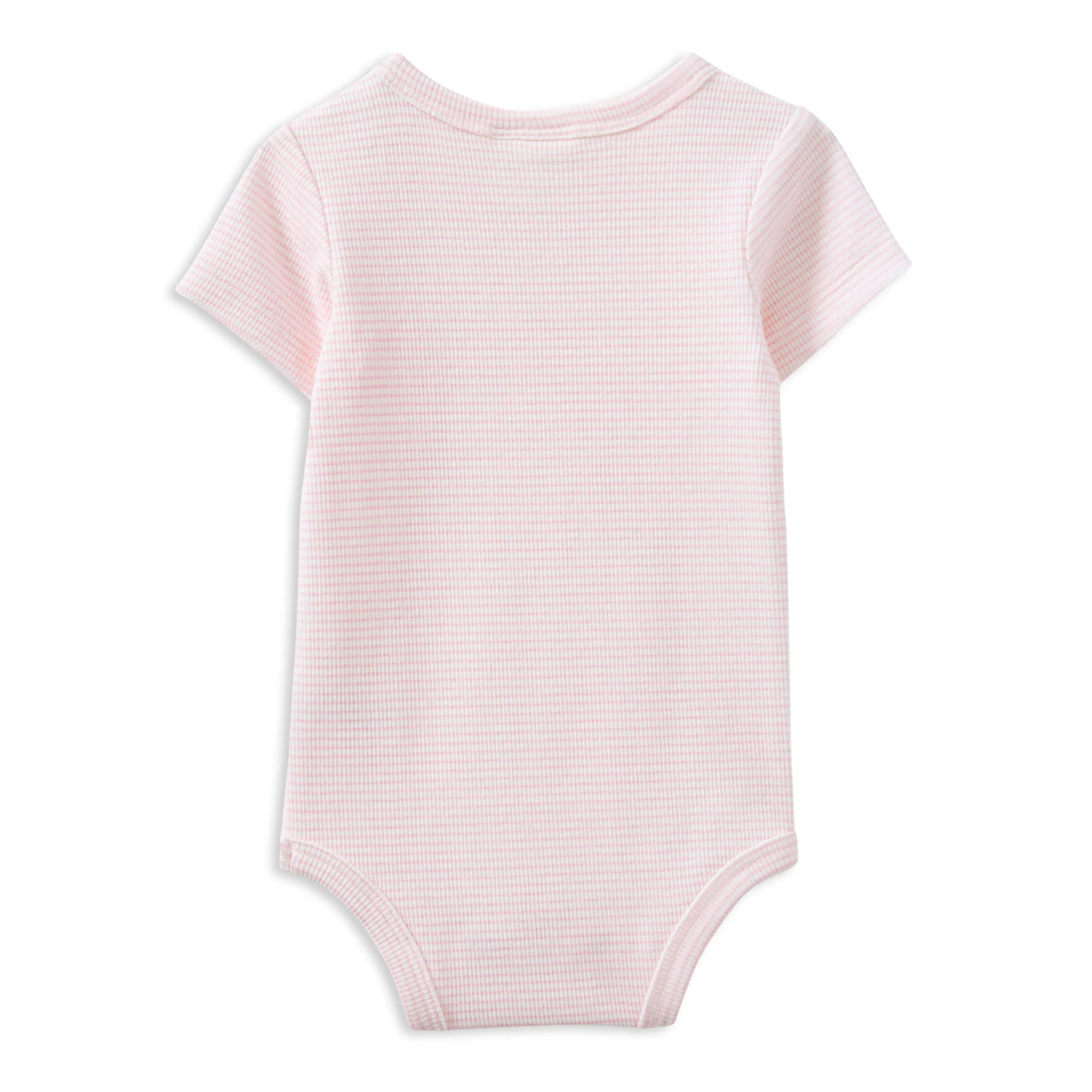 Rib Bubbysuit Pink Stripe - Image 2