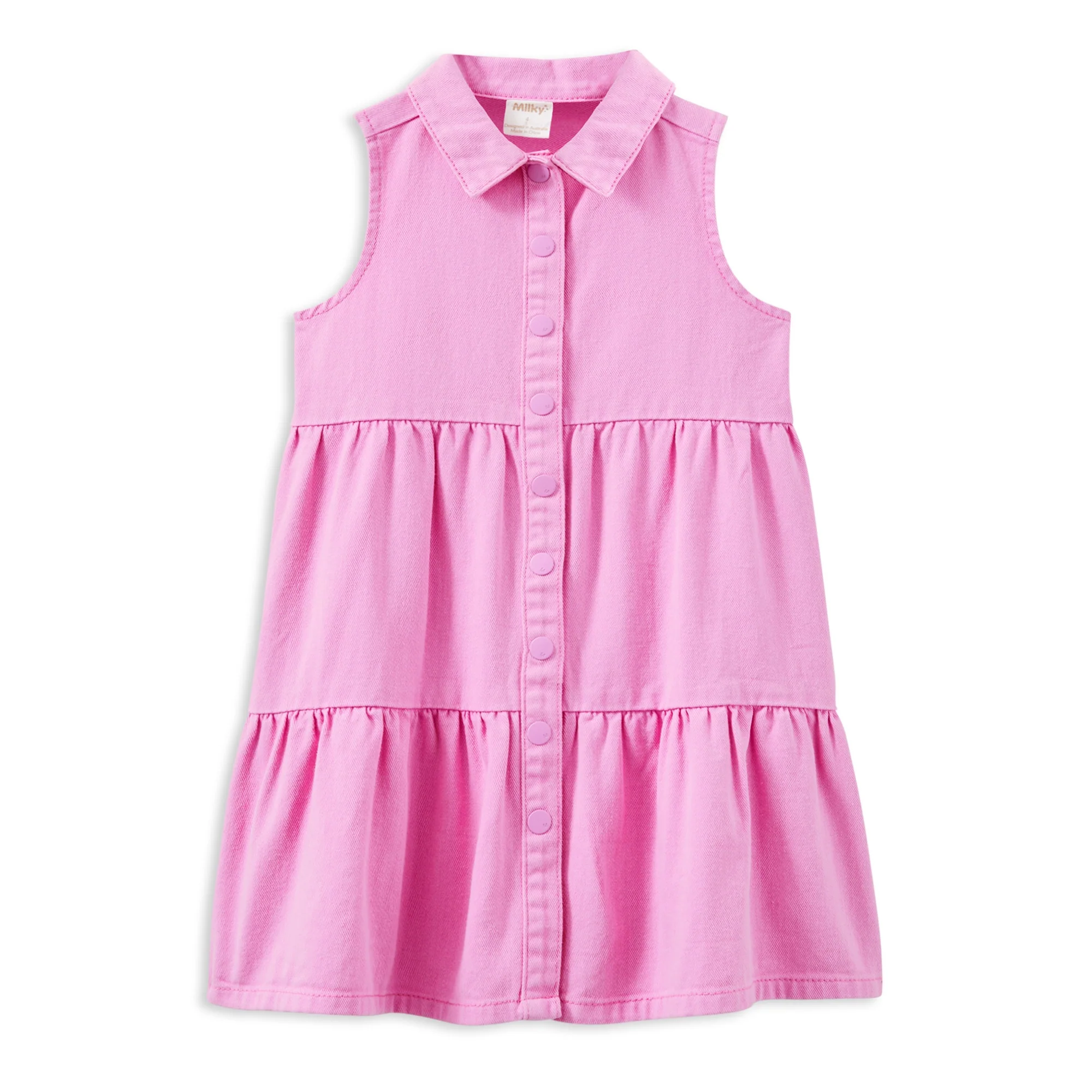 Pink Twill Dress