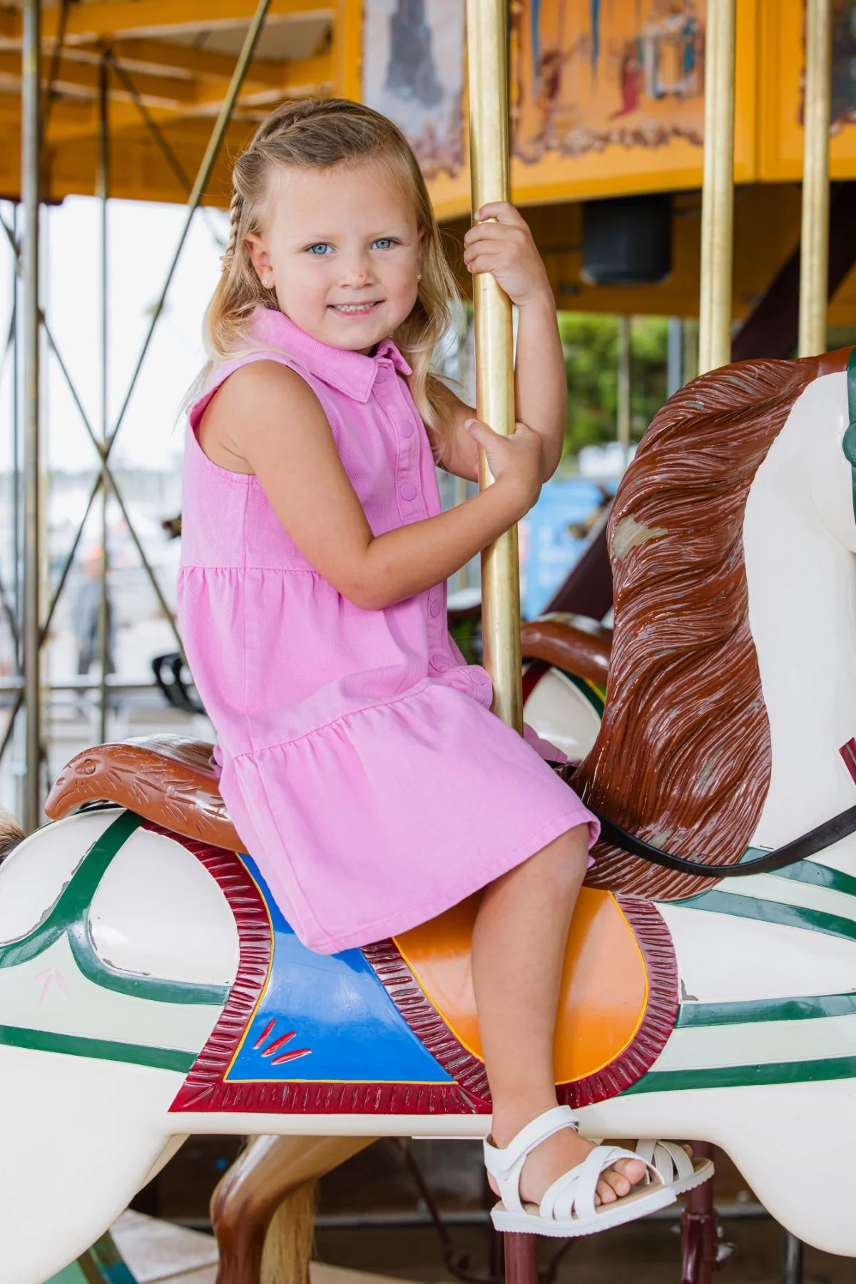 Pink Twill Dress - Image 2